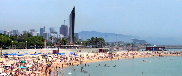 Strand bei Barcelona